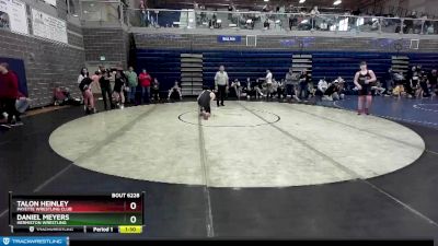 158 lbs Cons. Semi - Daniel Meyers, Hermiston Wrestling vs Talon Heinley, Payette Wrestling Club