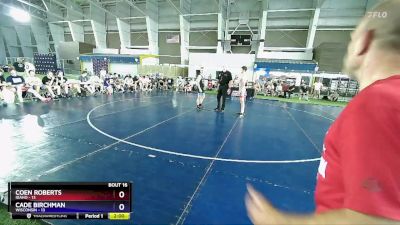 126 lbs Placement Matches (8 Team) - Coen Roberts, Idaho vs Cade Birchman, Wisconsin