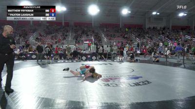 100 lbs Champ. Round 1 - Matthew Frykman, DeKalb Wrestling Club vs Paxton Laughlin, Samurai Wrestling Club