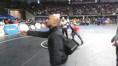 D 2 215 lbs Cons. Round 2 - Joshua Garcia, Caddo Magnet vs Antonio Parker, Broadmoor