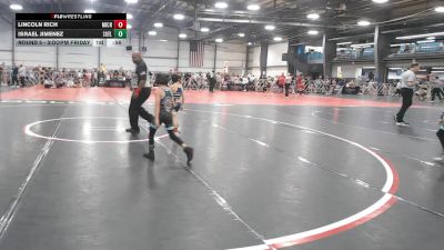 52 lbs Round 5 - 3:oopm Friday - Israel Jimenez, Southwest Elite vs Lincoln Rich, Team Michigan