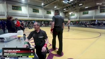 125 lbs Champ. Round 1 - Brock Stortz, Northeast Iowa Wrestling Club vs Matthew Helfrich, Sidney Wrestling Club