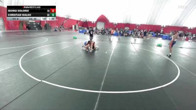 165 lbs Quarters & Wb (16 Team) - Giorgi Solorio, Vernon Hills vs Christian Walsh, Oswego
