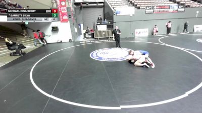 144 lbs Cons. Sub-semis - Michael Disa Scott, Golden State Wrestling Club vs Barrett Silva