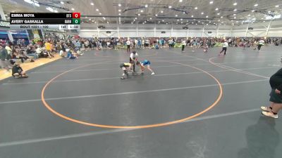 100 lbs 3rd Place Match - Emma Moya, Unattached vs Avery Gaskalla, The Barn LLC