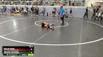 67 lbs Semifinal - Nolan Wade, Mid Valley Wrestling Club vs Brooks Caldwell, Pioneer Grappling Academy