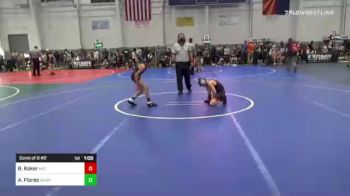 62 lbs Consi Of 8 #2 - Braxton Baker, Mat Demon WC vs Audrey Flores, Warriors Of Christ (WOC)