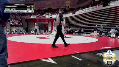 190 lbs Finals (8 Team) - Jason Osgood, BLACKWELL vs Brock Smith, MARLOW