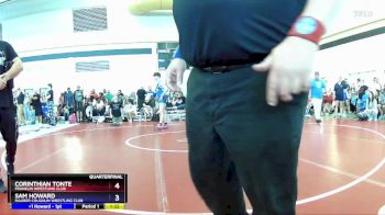 175 lbs Quarterfinal - Corinthian Tonte, Franklin Wrestling Club vs Sam Howard, Maurer Coughlin Wrestling Club