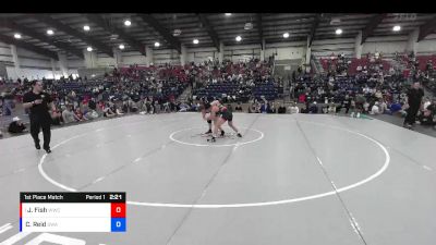 145 lbs 1st Place Match - Josh Fish, Westlake Wrestling Club vs Chanden Reid, Sanderson Wrestling Academy