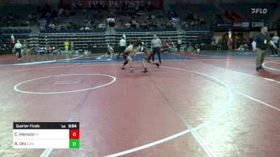 149 lbs Quarterfinal - Caleb Henson, Virginia Tech vs Amonn Ohl, Edinboro