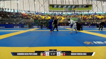 Márcio Ferreira Cruz vs Raimundo Diego Pinto Sodre 2026 Brasileiro Jiu-Jitsu IBJJF