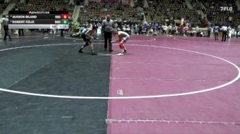 6A 106 lbs Quarterfinal - Robert Felix, Northridge High School vs Jaxson Eiland, Pike Road School