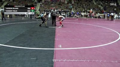 6A 106 lbs Quarterfinal - Robert Felix, Northridge High School vs Jaxson Eiland, Pike Road School