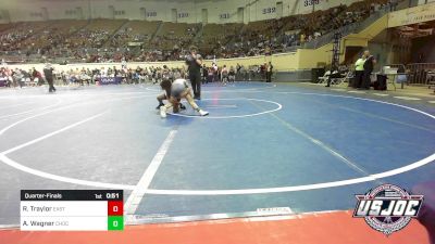 105 lbs Quarterfinal - Ronnie Traylor, Eastside Pride Wrestling Club vs Ayden Wagner, Choctaw Ironman Youth Wrestling