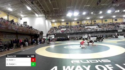 144 lbs Round Of 32 - Ryder Kolat, Archbishop Spalding vs Aydin Hodjat, Roxbury Latin