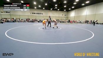 110 lbs Rr Rnd 1 - Garrett Williams, Untouchables 14U MN vs Brycen Kothenbeutel, Warrior Up 14U
