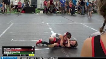 40 lbs Round 1 (3 Team) - Brendon Ralston, Donahue WA vs Charolette Groene, 84 Athletes