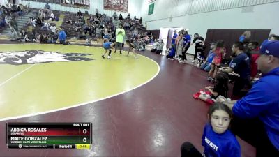 72-75 lbs Round 3 - Abbiga Rosales, SelahFlo vs Maite Gonzalez, Warden Elite Wrestling