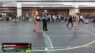 90 lbs Round 5 (6 Team) - Kellan Gavazzi, Ares vs Xuan Graham, Steel Valley