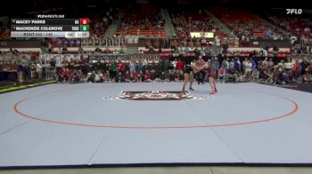 145 lbs Semifinal - Macey Parks, Buhler HS vs Mackenzie Colgrove, Tonganoxie Hs