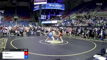 182 lbs Rnd Of 16 - David Malin, Wisconsin vs Peyton Westpfahl, Missouri