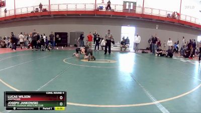 75 lbs Cons. Round 4 - Lucas Wilson, Unattached vs Joseph Jankowski, Maurer Coughlin Wrestling Club