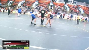 215 lbs Quarterfinal - Connor Bercume, Shamrock Select vs Alex Hicks, Hart