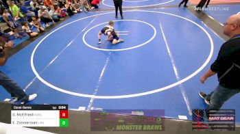 58 lbs Consolation - Gage McElfresh, Noble Takedown Club vs Eli Zimmerman, Lions Wrestling Academy