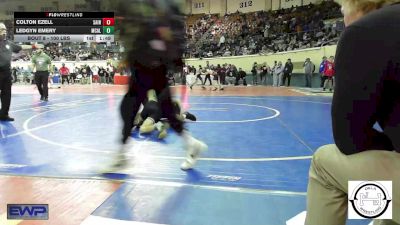 100 lbs Round Of 64 - Colton Ezell, Saint's Wrestling Club vs Ledgyn Emery, McAlester