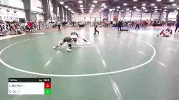 120 lbs Consi Of 64 #1 - Lincoln Durden, GA vs Carson Corl, NC