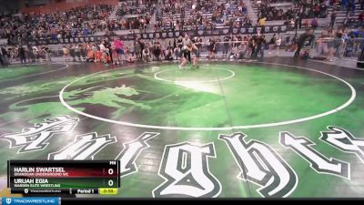 102 lbs Round 1 - Harlin Swartsel, Okanogan Underground WC vs Urijah Egia, Warden Elite Wrestling