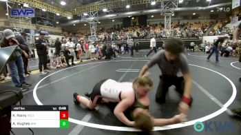 Round Of 16 - Kelsie Rains, Tecumseh Youth Wrestling vs Axton Hughes, Ark City Takedown