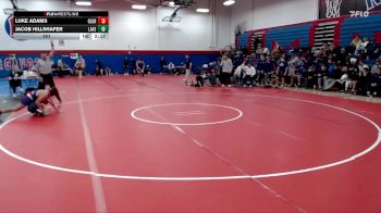 141 lbs Finals (2 Team) - Jacob Hillshafer, Lakeland vs Luke Adams, University Of The Ozarks