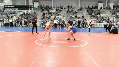 132 lbs Consi Of 64 #2 - Seth Jones, FL vs Karter Stiffler, AL