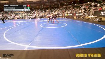 135 lbs Round Of 16 - Danika Flickinger, South Central Punisher Wrestling Club vs Jade Hakeman, Waterloo Wrestling Club