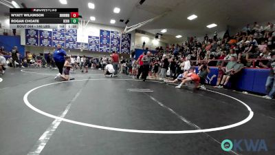 140 lbs Rr Rnd 3 - Wyatt Wilkinson, Skiatook Youth Wrestling vs Rogan Choate, Hennessey Takedown Club