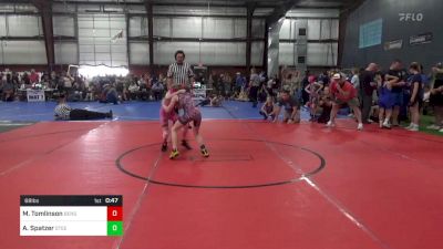 68 lbs Semifinal - Madison Tomlinson, Bensalem Youth vs Amelia Spatzer, Steel Valley Renegades