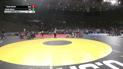 3A Boys 190 lbs Cons. Semi - Sean Irwin, Warrenton Boys vs Gage Mills, Siuslaw / Mapleton Boys