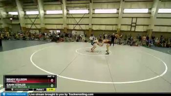 155 lbs Round 3 (10 Team) - Brady Ellison, MONTANA3 vs Gavin Kohler, West Coast Wrestling