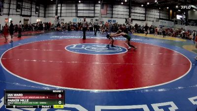 75 lbs Round 1 (6 Team) - Ian Ward, SHENANDOAH VALLEY WRESTLING CLUB vs Parker Mille, GREAT BRIDGE WRESTLING CLUB - GREEN