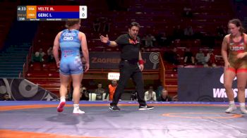 65 kg Semifinal - Mallory Velte, USA vs Iva Geric, CRO