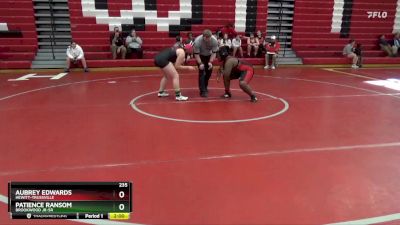 235 lbs Quarterfinal - Aubrey Edwards, Hewitt-Trussville vs Patience Ransom, Brookwood Jr-Sr