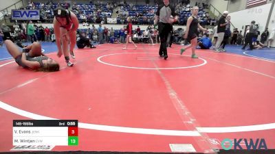 47-51 lbs Rr Rnd 2 - Raquel Hernandez, Black Fox Wrestling Club vs Gwyneth Jones, Warner Eagles Youth Wrestling