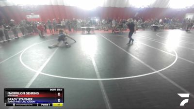 160 lbs Champ. Round 2 - Maximilion Gehring, Wisconsin vs Brady Stammer, Askren Wrestling Academy