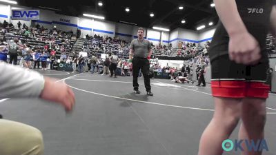 85 lbs Quarterfinal - Skyler Weathers, Hinton Takedown Club vs Knox Selman, Weatherford Youth Wrestling