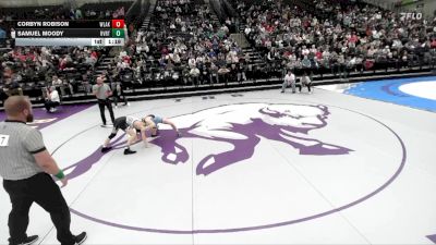 6A 126 lbs Semifinal - Samuel Moody, Riverton vs Corbyn Robison, Westlake