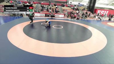 117 lbs Cons. Semi - Olivia Palmer, East Stroudsburg University vs Madison Adcock, Marymount