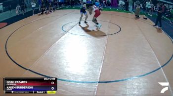 138 lbs Cons. Semi - Noah Cazares, California vs Kaden Bunderson, Idaho