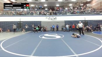 47 lbs Cons. Semi - Jaxon Fox, Hawk Wrestling Club vs Marshall Armstrong, Idaho